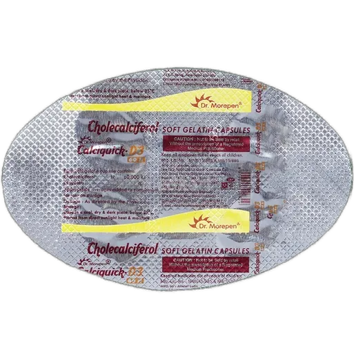 calciquick d3 60k tablet 4's